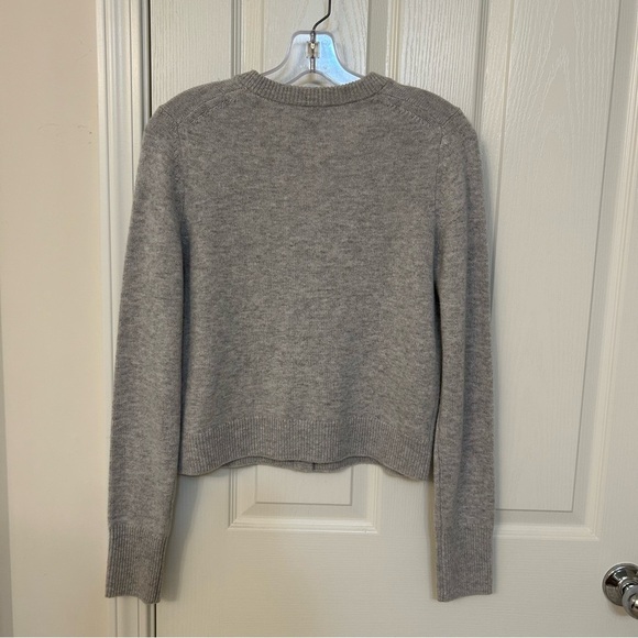 Vince Wool & Cashmere Cardigan in Med Heather Grey Size S - Picture 9 of 9